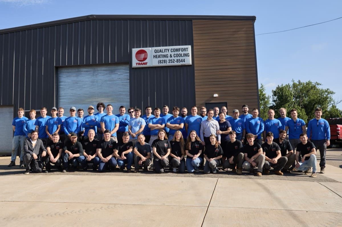 The full Quality Mechanical team of 35+ professionals